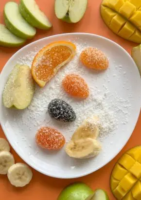 Мармелад без сахара Ассорти банан, манго, яблоко, апельсин 850 г
