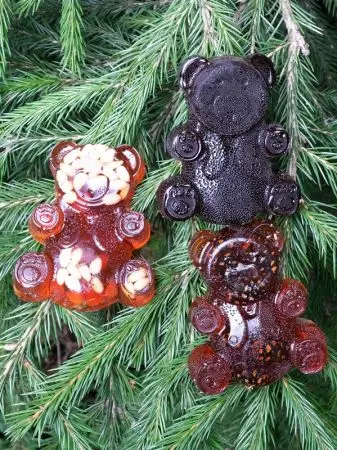 Мармелад сосновый МИШКА на пектине с кедровыми орешками